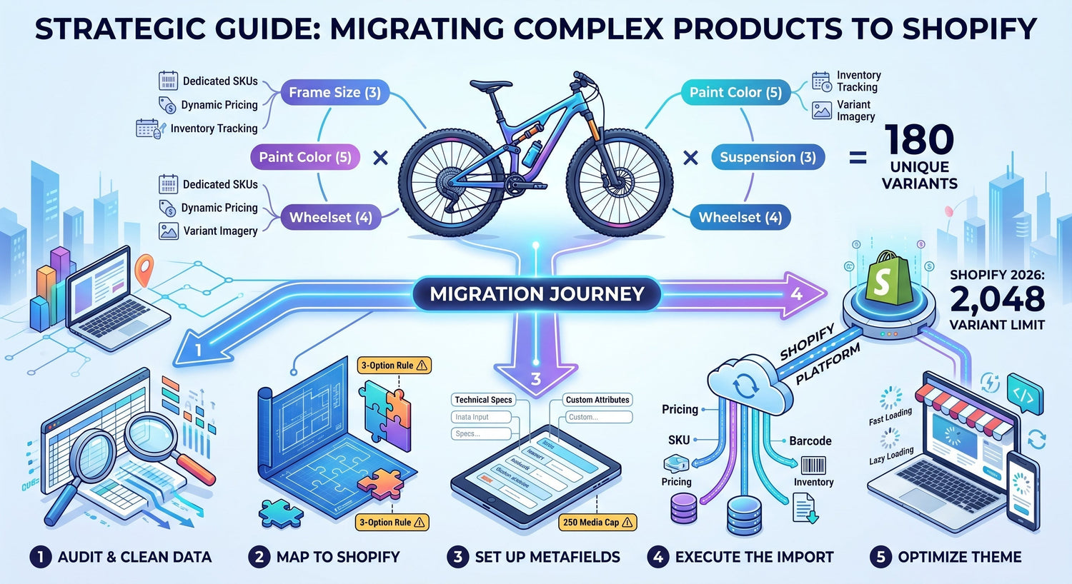 Mastering the Move: How to Migrate Complex Products to Shopify